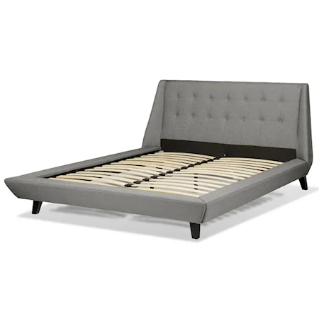 Cal King Mid-Century Prelude Platform Bed